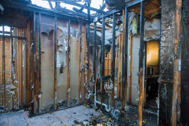 Professional Fire Damage Repair technician working in Montgomery, PA